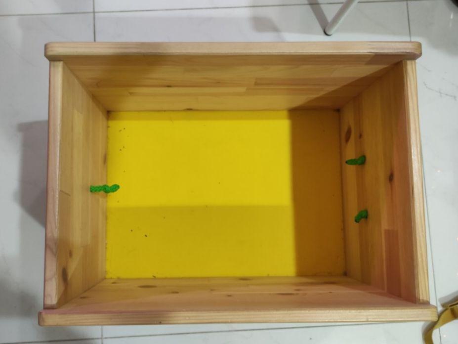 IKEA Flisat Wooden Toy Storage Box with Wheels, Babies & Kids, Baby Nursery & Kids Furniture