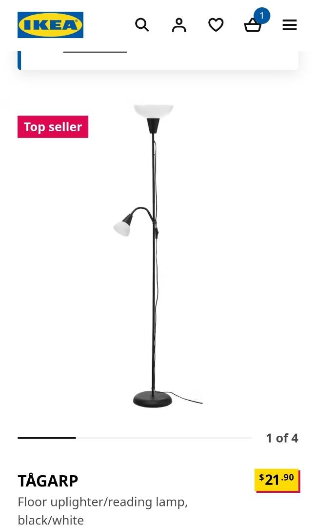 Ikea Floor Lamp Not, Furniture & Home Living, Lighting & Fans, Lighting