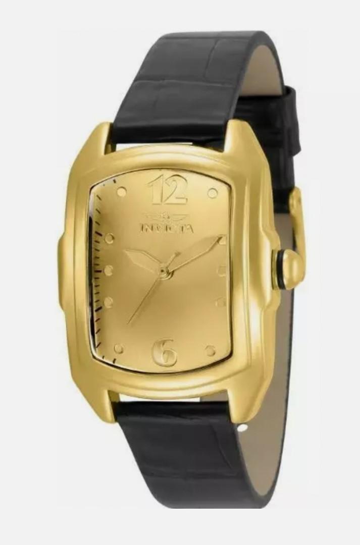 Invicta Lupah Special Edition Womens Leather Bands Gold Tone Watch Luxury Watches on Carousell