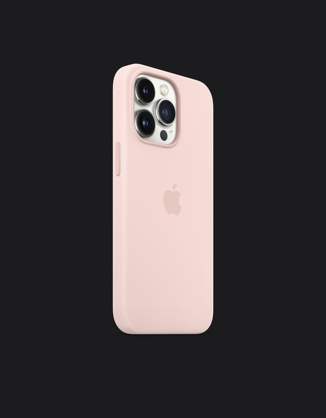 iPhone 13 Pro Silicone Case with MagSafe – Chalk Pink 