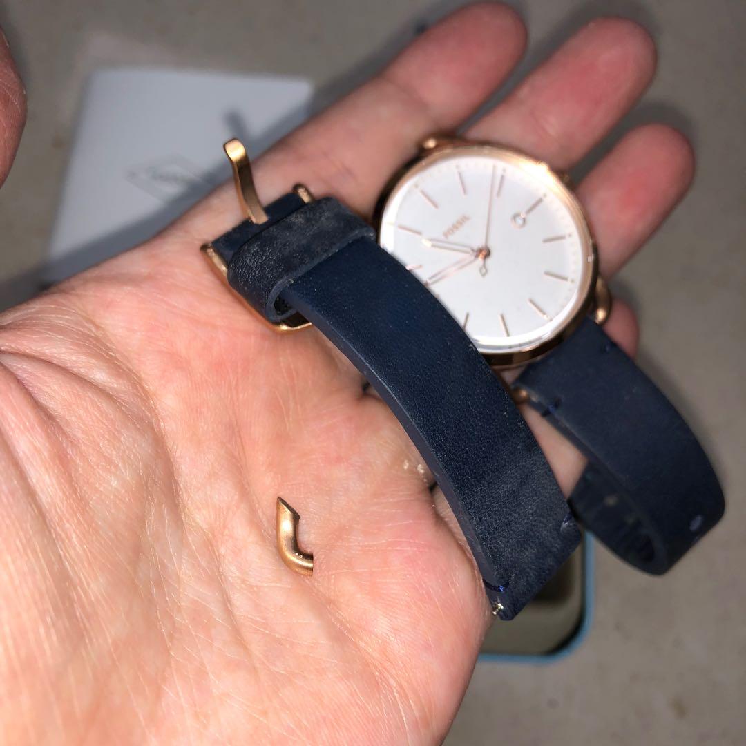 Jam Fossil ES4334 the commuter ladies watch navy Fesyen Wanita