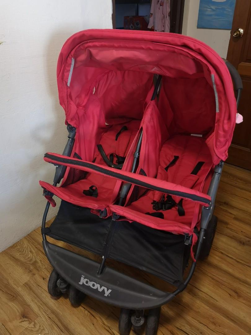 joovy double stroller side by side