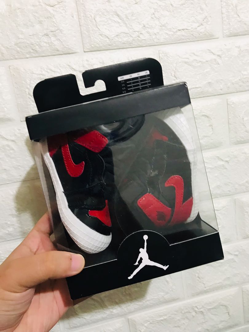 Jordan 1 Patent Bred Crib Bootie Babies Kids Babies Kids