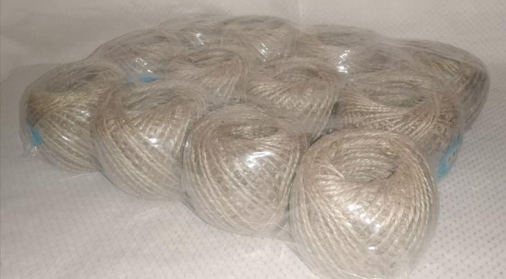 Jute String - Roll (12pcs per pack) (Category: Craft Supplies & Tools) located in Manila. Submitted by golden888onlineshop (Listing ID 1141406372, Image 1). Description: Jute String - Roll (12pcs per pack) Can be used for your decorations and gardening or any awesome crafts! Perfect for natural theme invitation and souvenirs. 3-ply, Regular - Approximately 48 meters , 2mm thick Note: Light shooting and different displays may cause the color of th