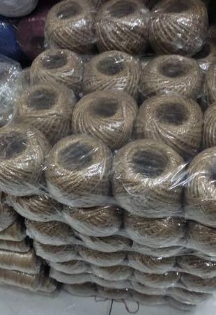 Jute String - Roll (12pcs per pack) (Category: Craft Supplies & Tools) located in Manila. Submitted by golden888onlineshop (Listing ID 1141406372, Image 2). Description: Jute String - Roll (12pcs per pack) Can be used for your decorations and gardening or any awesome crafts! Perfect for natural theme invitation and souvenirs. 3-ply, Regular - Approximately 48 meters , 2mm thick Note: Light shooting and different displays may cause the color of th