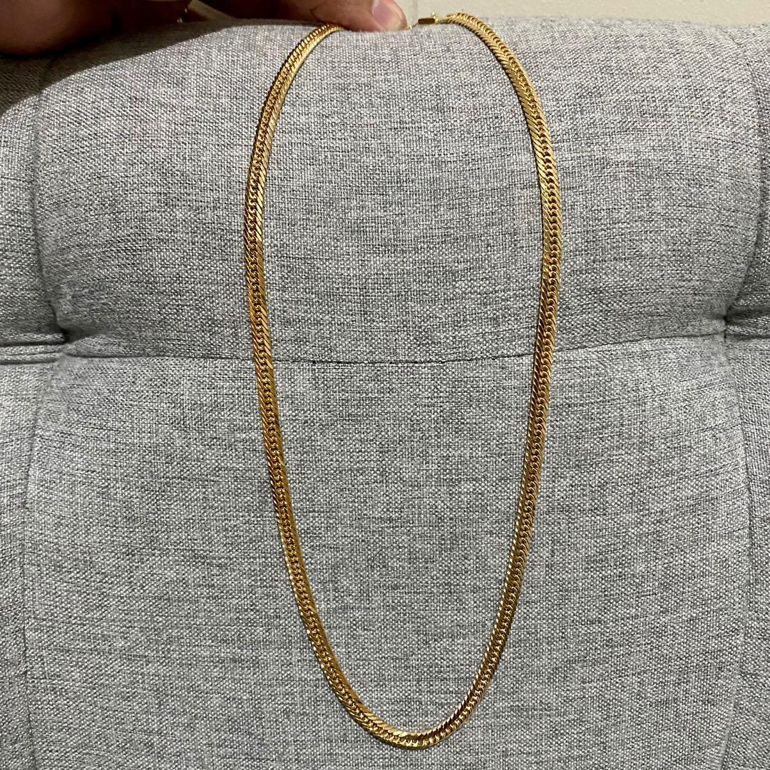 K18 Japan Gold Necklace 12 cut, Women's Fashion, Jewelry & Organizers