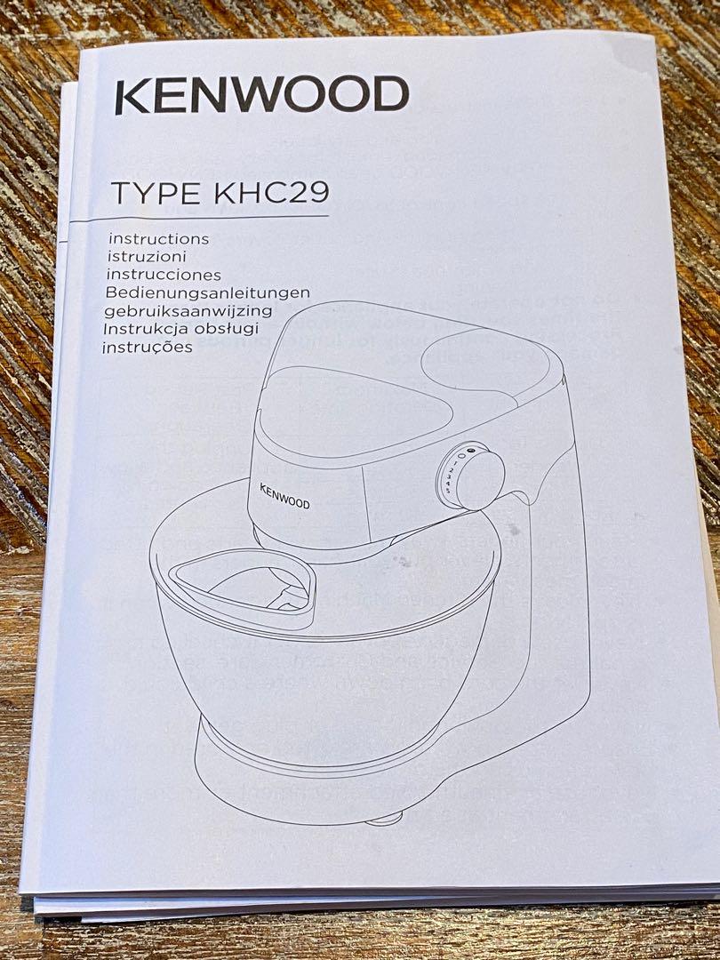 Kenwood KHC29 Stand Mixer, Blender, Food Processor, Juicer, TV & Home