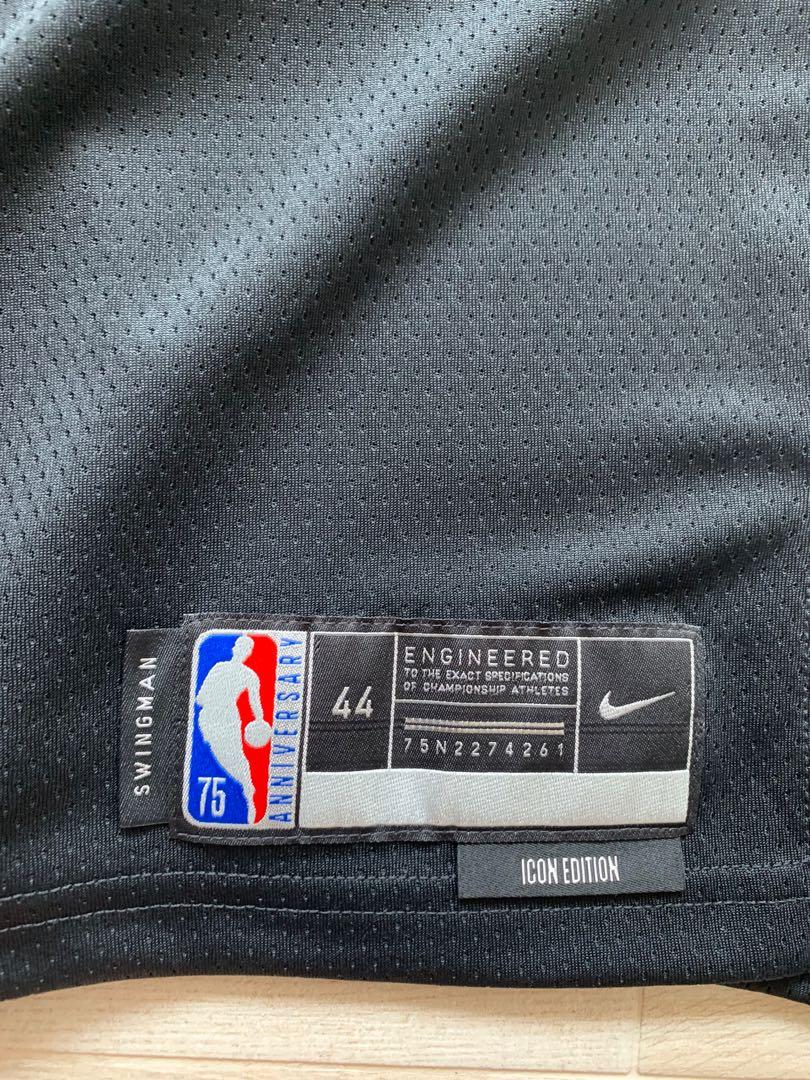 Brooklyn Nets Nike 75th Anniversary Diamond Icon Authentic Jersey