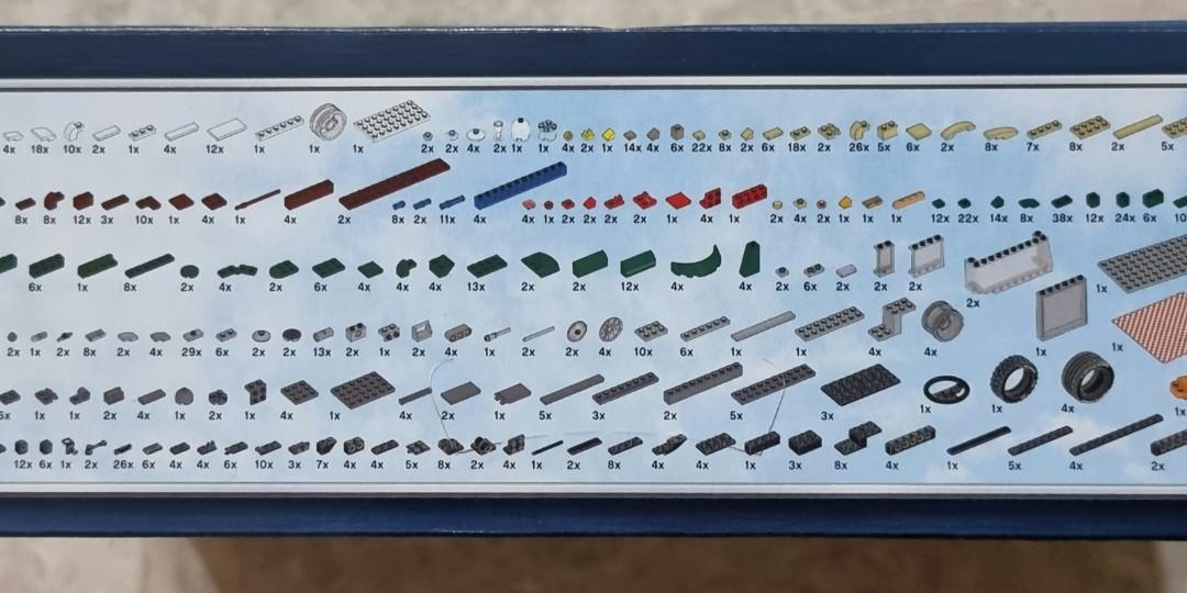 Lego mini cooper parts list cheap