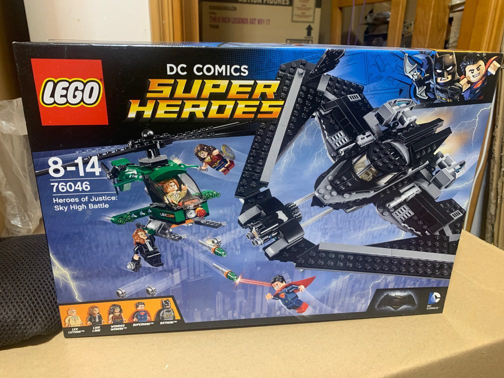 Lego 76046 Heroes of justice: sky night battle #3, 興趣及遊戲, 玩具\u0026 遊戲類- Carousell