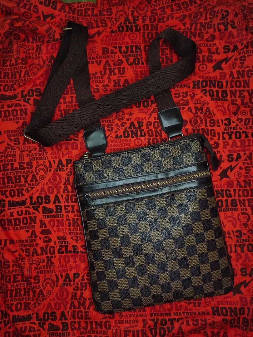 LOUIS VUITTON ' Damier Sling Bag, Men's Fashion, Bags, Sling Bags on