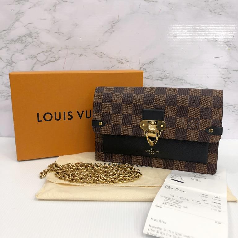 Louis Vuitton DAMIER 2021-22FW Vavin chain wallet (N60237, N60221) in 2023