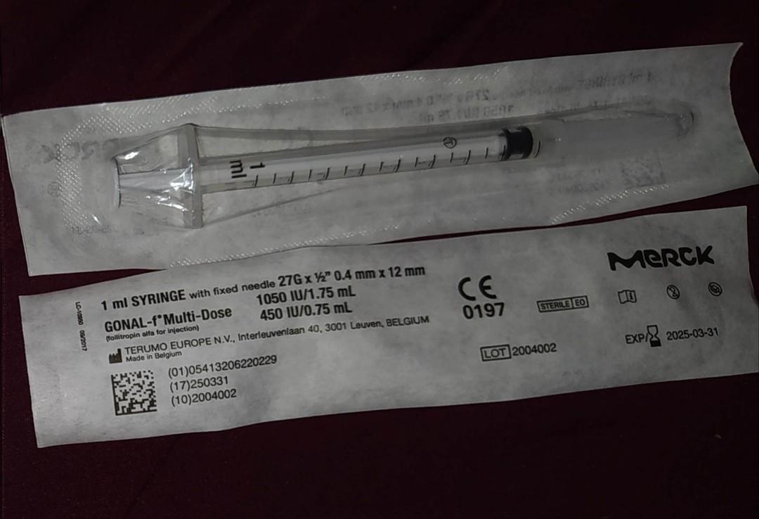 Merck 1ml syringes with needle, Health & Nutrition, Medical Supplies &  Tools on Carousell