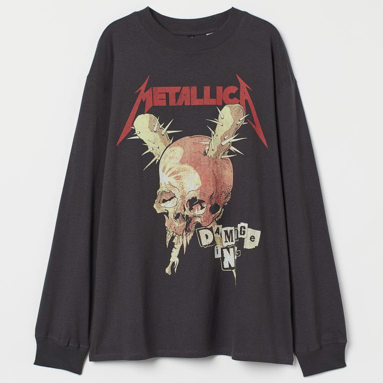 Metallica sweatshirt h&m deals