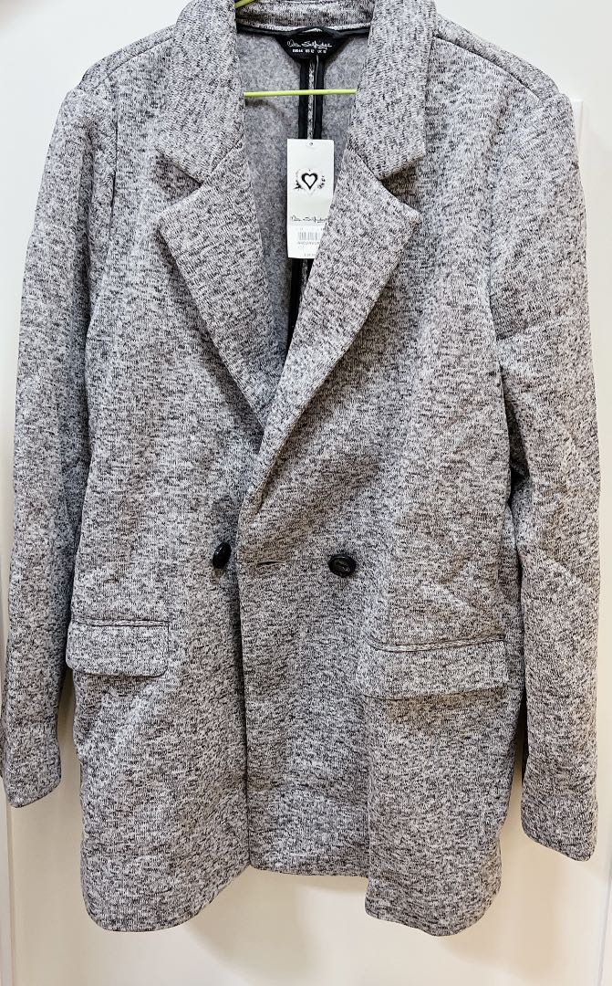Miss Selfridge Grey Coat size 16 Carousell