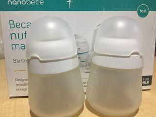 Nanobebe silicone feeding bottle