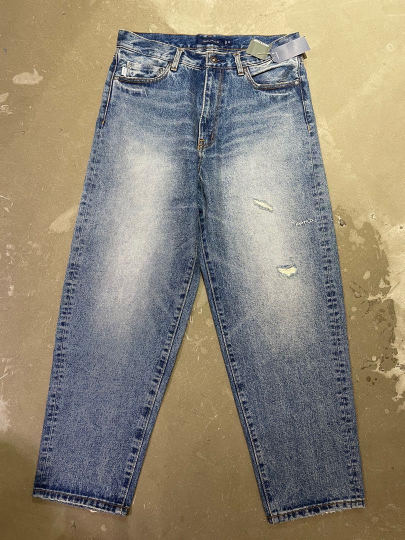 NAUTICA/ノーティカ Bleach Washed 5 Pocket Denim Pants