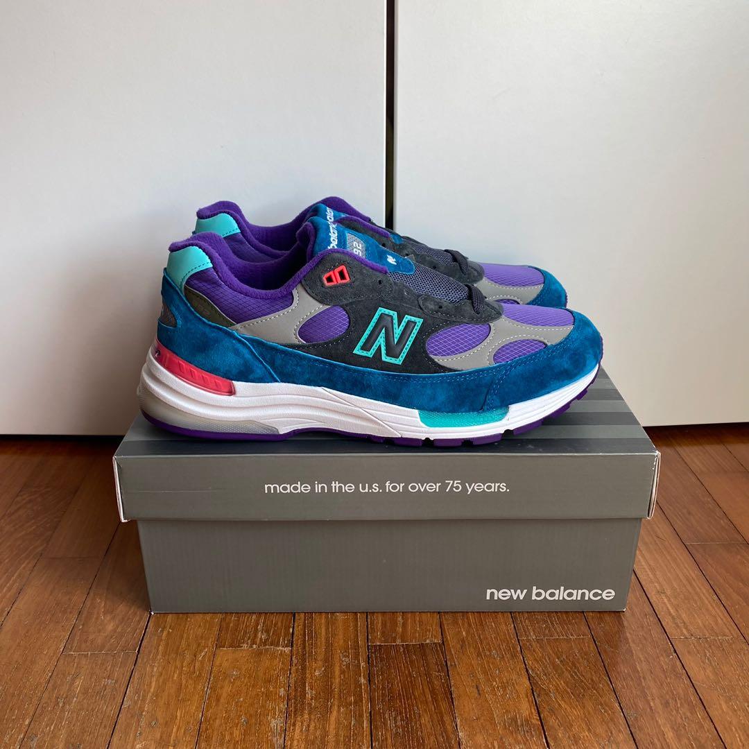 Purple and teal new balance outlet