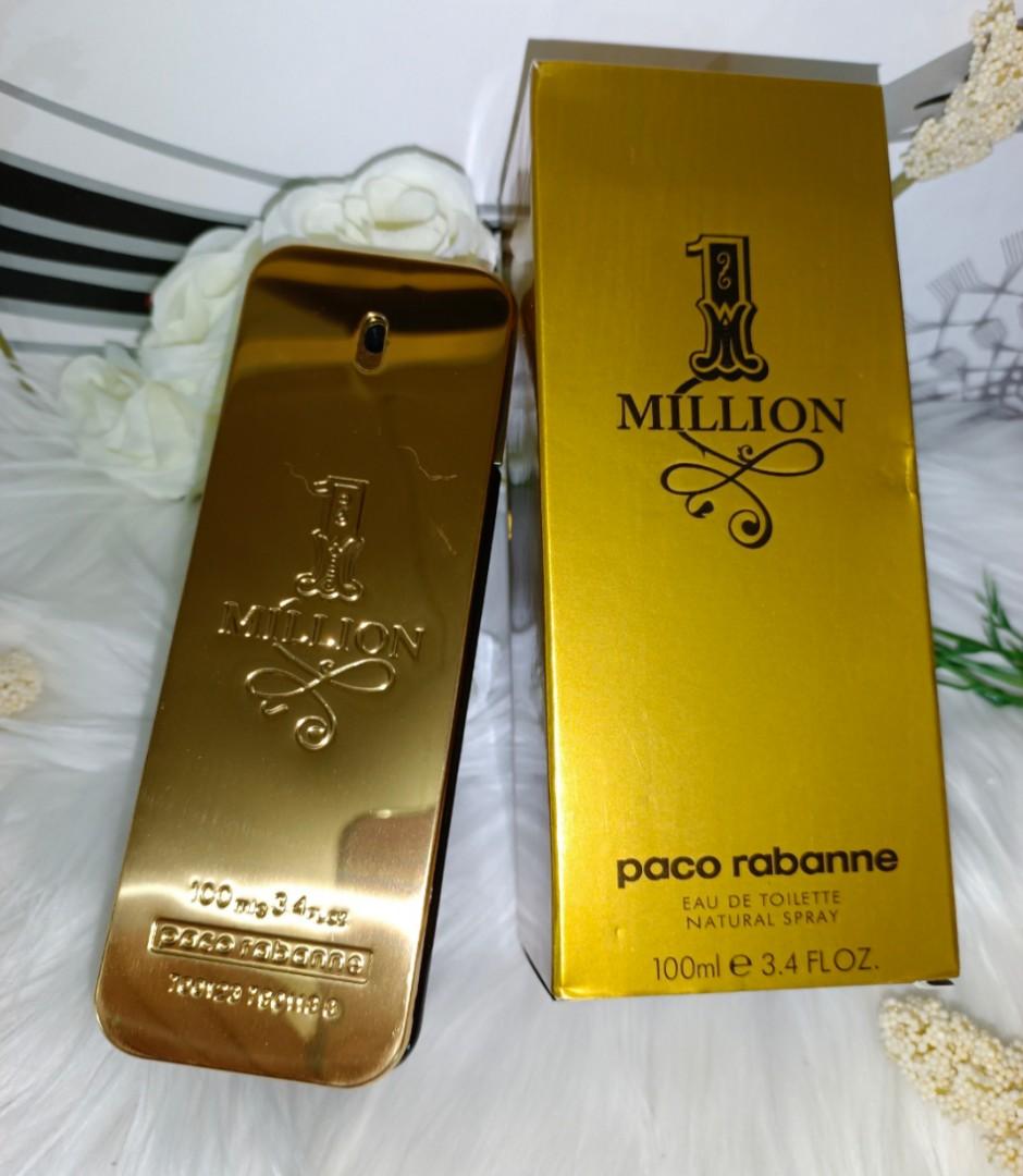 new ORI parfum one million Paco rabanne EDT.100ml~, Kesehatan \u0026 Kecantikan,  Parfum, Kuku \u0026 Lainnya di Carousell