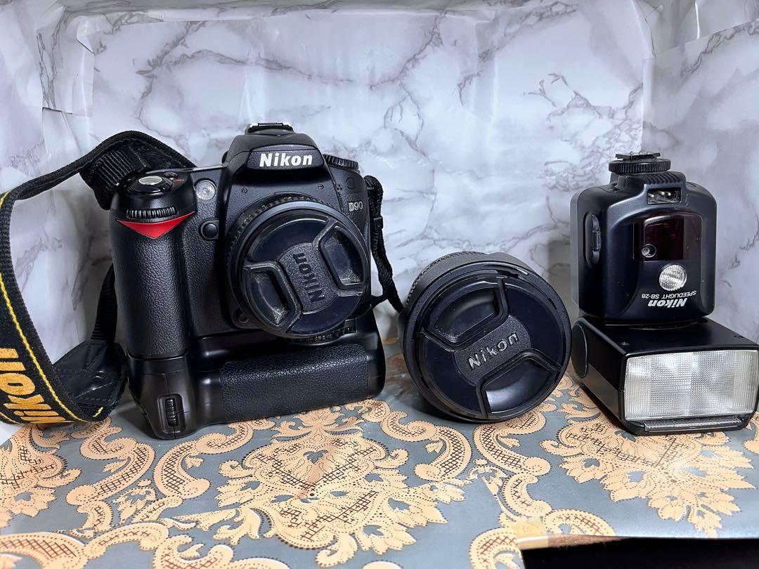 Nikon (Category: Cameras) located in Manila. Submitted by arlyndeclutters (Listing ID 1141371046, Image 3). Description: Nikon D90 with 67mm extra lens , speed light SB-28, battery pack.