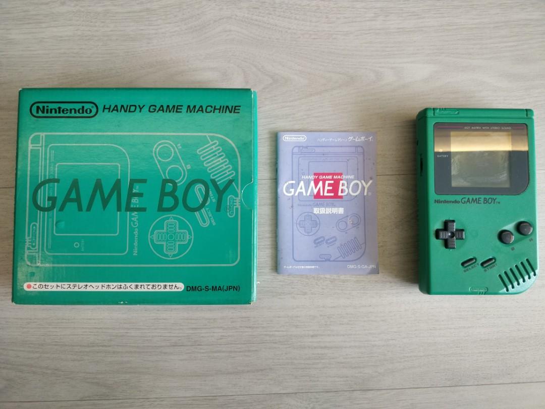 Nintendo Game Boy DMG-S-MA(JPN) Green DMG-01 with Box and Instruction Manual