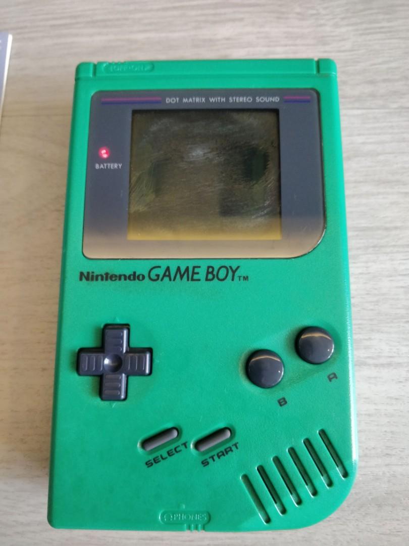 Nintendo Game Boy DMG-S-MA(JPN) Green DMG-01 with Box and Instruction Manual