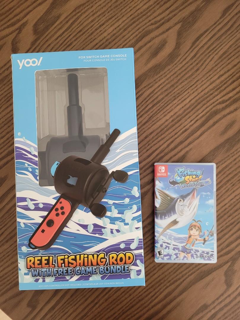 Fishing Star World Tour + Reel Fishing Rod Bundle nintendo switch, Video  Gaming, Video Games, Nintendo on Carousell