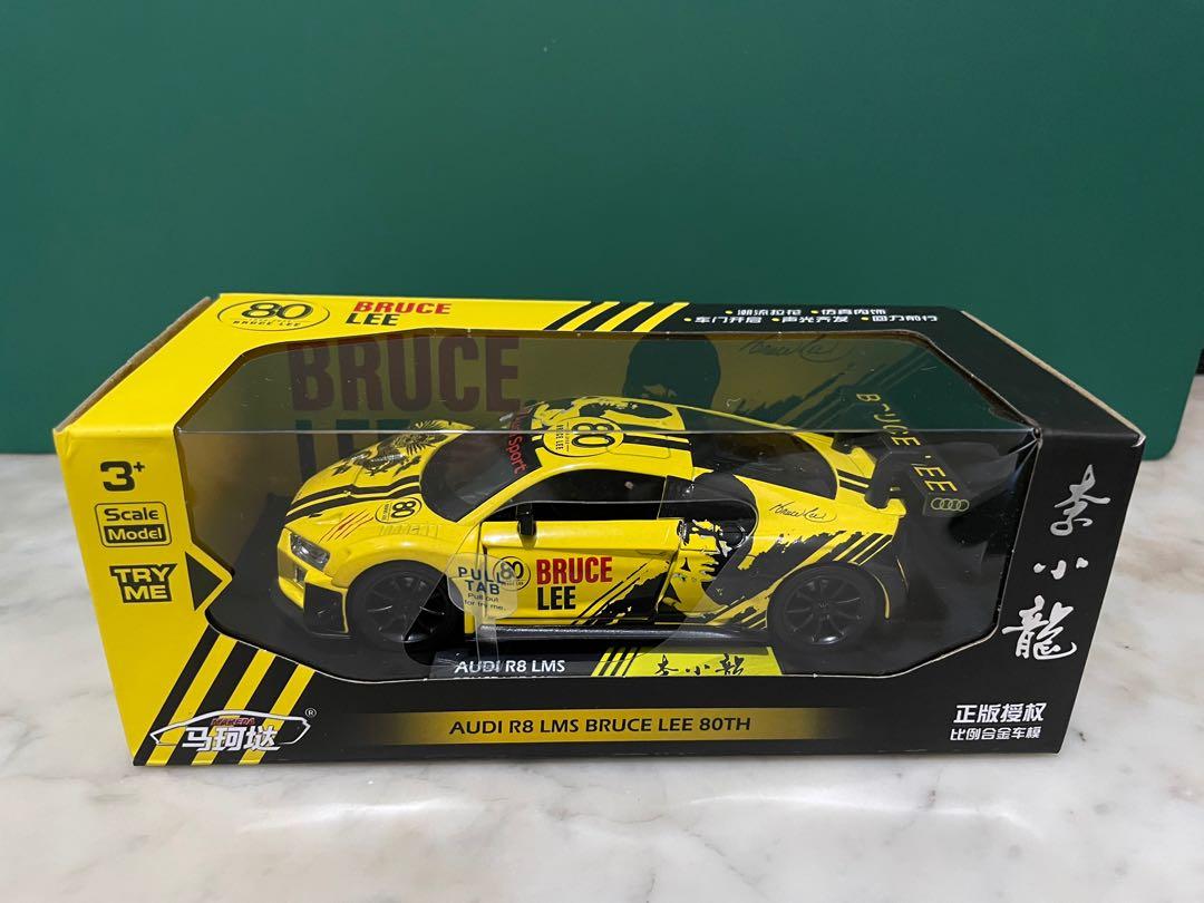 1:32 For AUDI R8 LMS Diecast Toy Car Model Alloy Bruce Lii Edition Collectibles