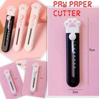 Paw paper cutter