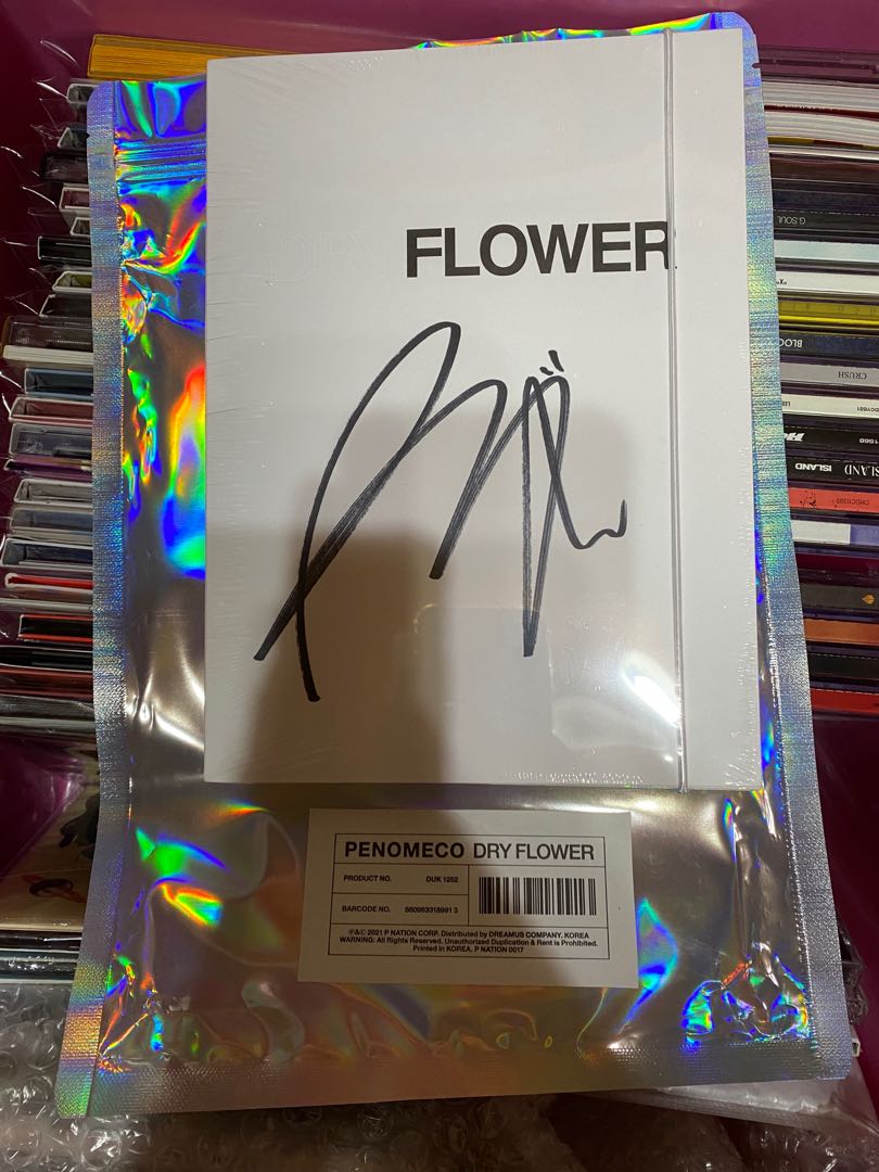 Penomeco-DRY FLOWER 有親簽, 興趣及遊戲, 收藏品及紀念品, 明星週邊在