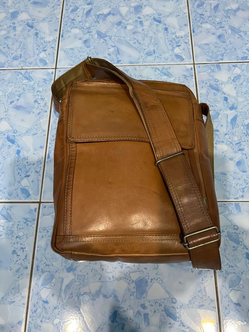 Porter leather on sale sling bag