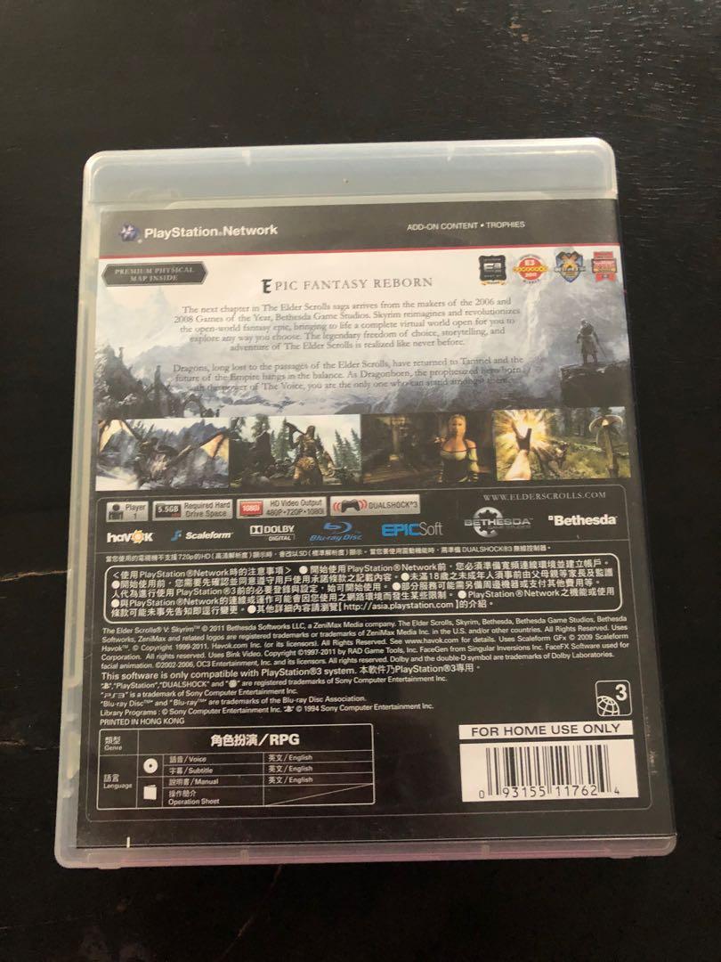 PS3 Disc Skyrim (Category: PlayStation) located in Cavite. Submitted by shop.katg (Listing ID 1141347928, Image 2). Description: Scratch free Complete Message for details.