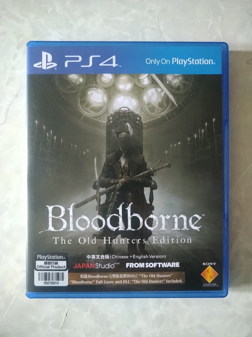 【售罄】PS4 Bloodborne the old hunters edition 中英文合版 血源詛咒 血緣詛咒 老獵人 中文版 ...