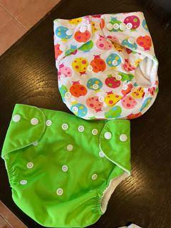 Reusable Diapers Set of 2