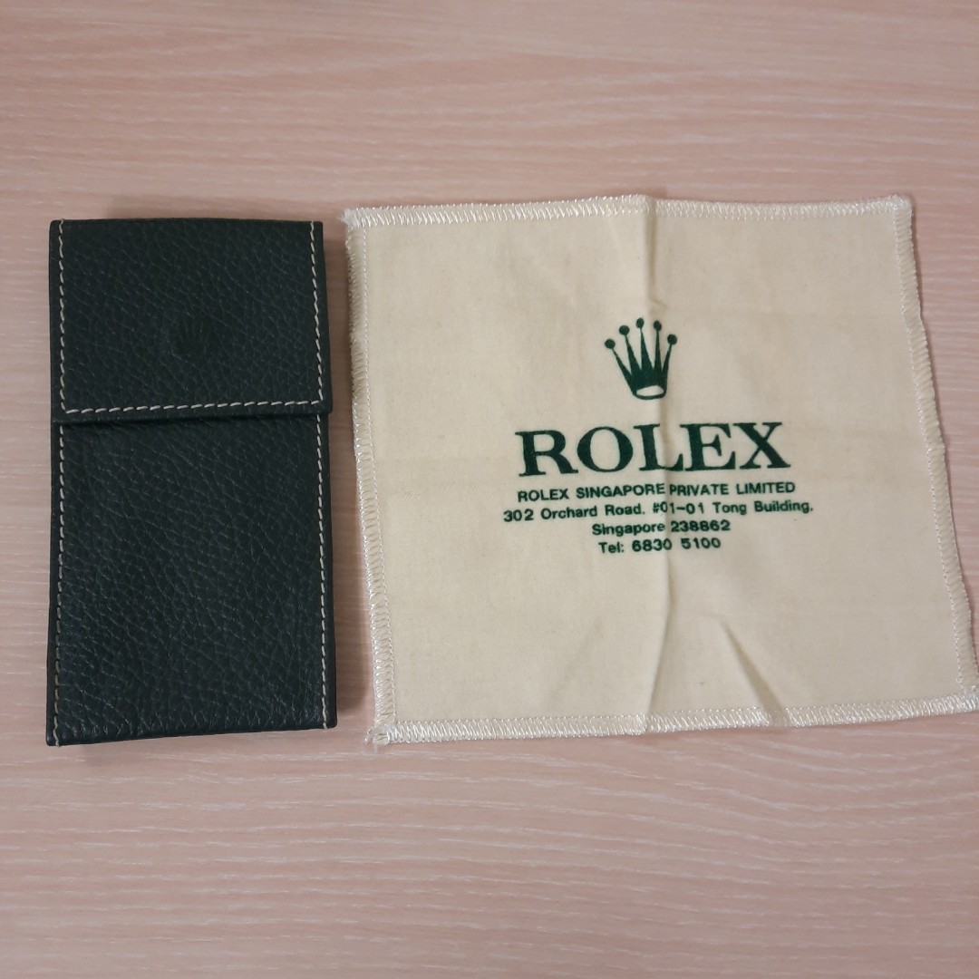 Authentic Rolex Travel Pouch \u0026 Cloth 