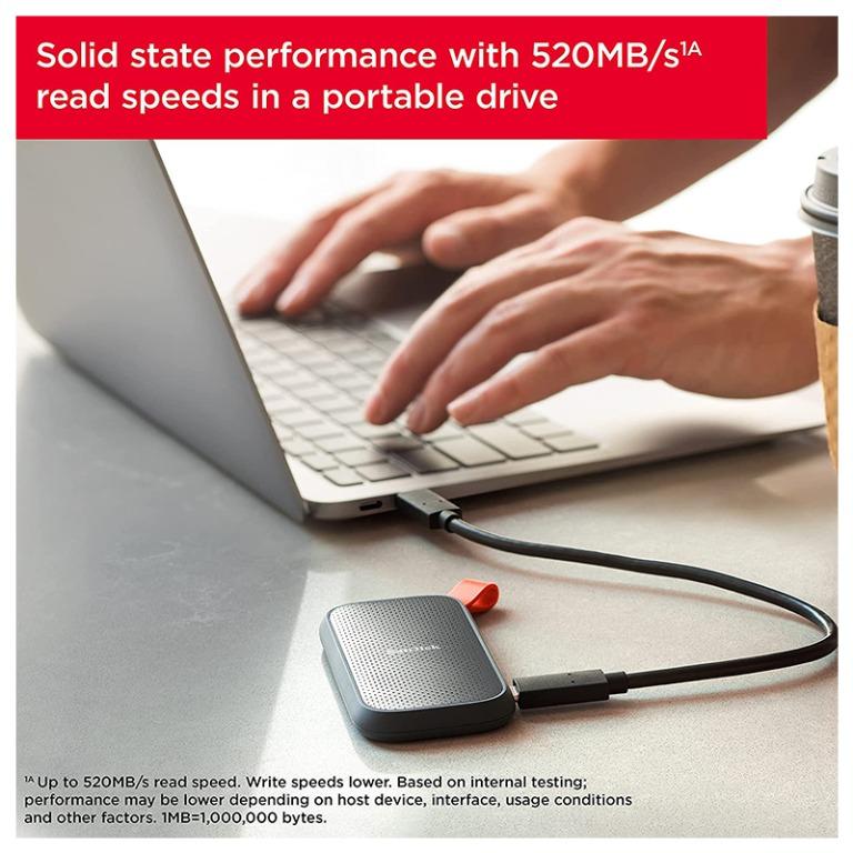 Sandisk Portable 2TB USB 3.2 Gen 2 Type C External SSD Solid State Drive 520MB/s SDSSDE30-2T00 (Category: Hard Disks & Thumbdrives) located in San Juan City. Submitted by princessshyph (Listing ID 1141350508, Image 3). Description: Brand: Sandisk Portable USB 3.2 Gen 2 Type C Capacity: 2TB External Solid State Drive SSD Read Speed: 520MB/s Model: SDSSDE30-2T Life’s best moments happen fast. To make sure you don’t miss them, you need portable, rel