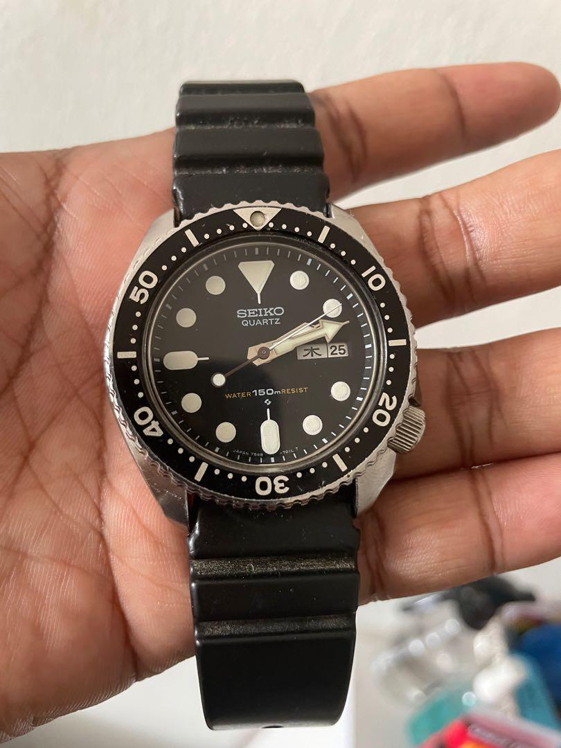 Seiko diver 7548, Men's Fashion, Watches & Accessories, Watches on Carousell