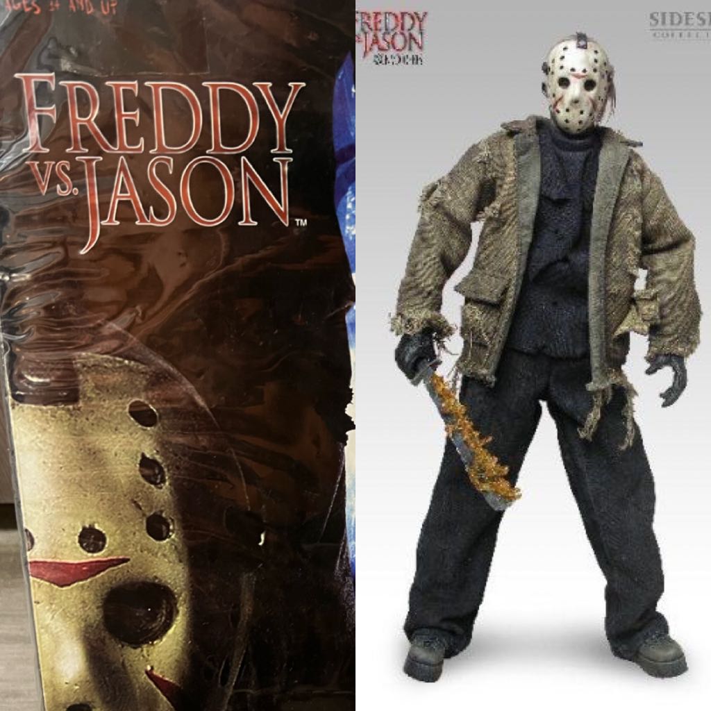 sideshow movie collectibles | Freddy Vs Jason Voorhees 12 inch