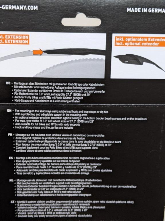 SKS Mudrocker MTB Rear Mudguard, Sports Equipment, Bicycles & Parts ...
