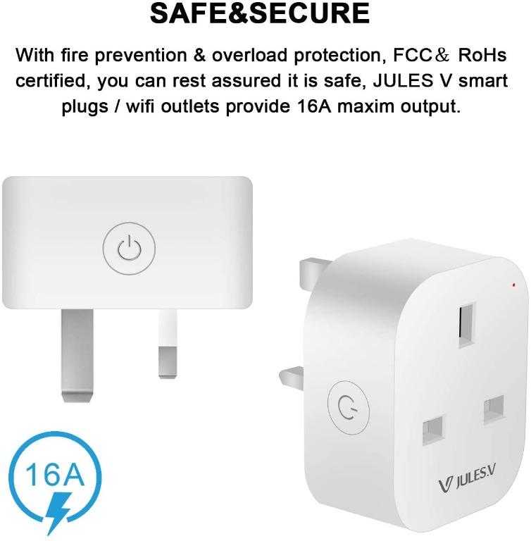 BroadLink Smart Plug Mini, Smart Wi-Fi Timer Outlet Socket Works