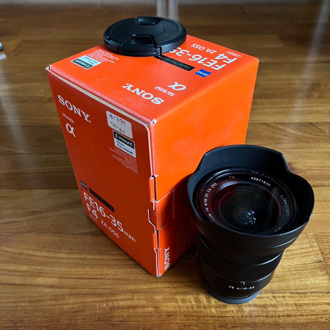 SEL1635Z 16-35mmF4 ZA OSS保護フィルターあり