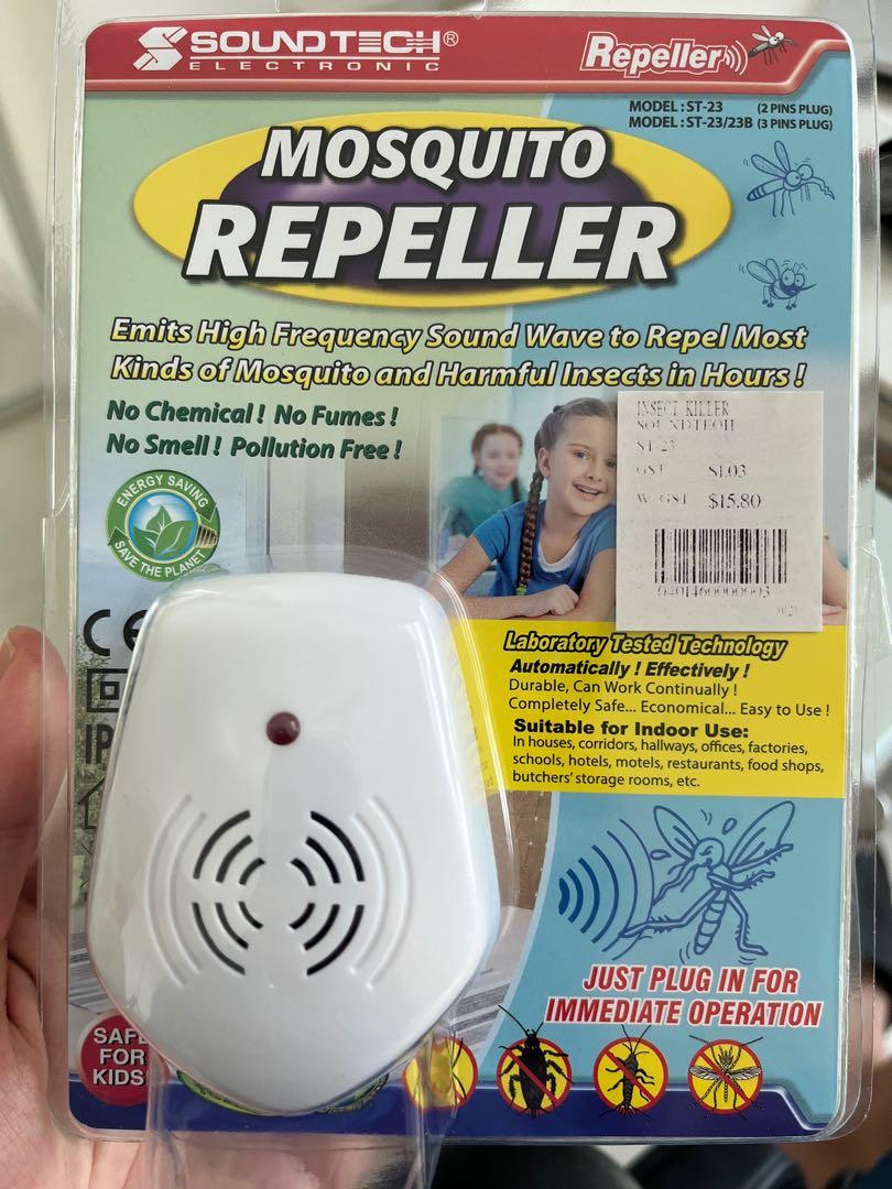 Mosquito outlet sound repellent