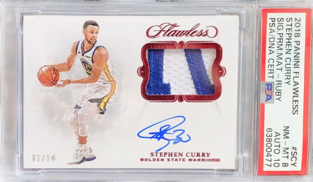 stephen curry auto jersey card
