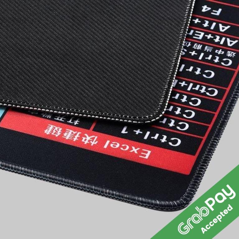 Super Large Mouse Pad Office Shortcut Animation Key Computer Game Desk ...
