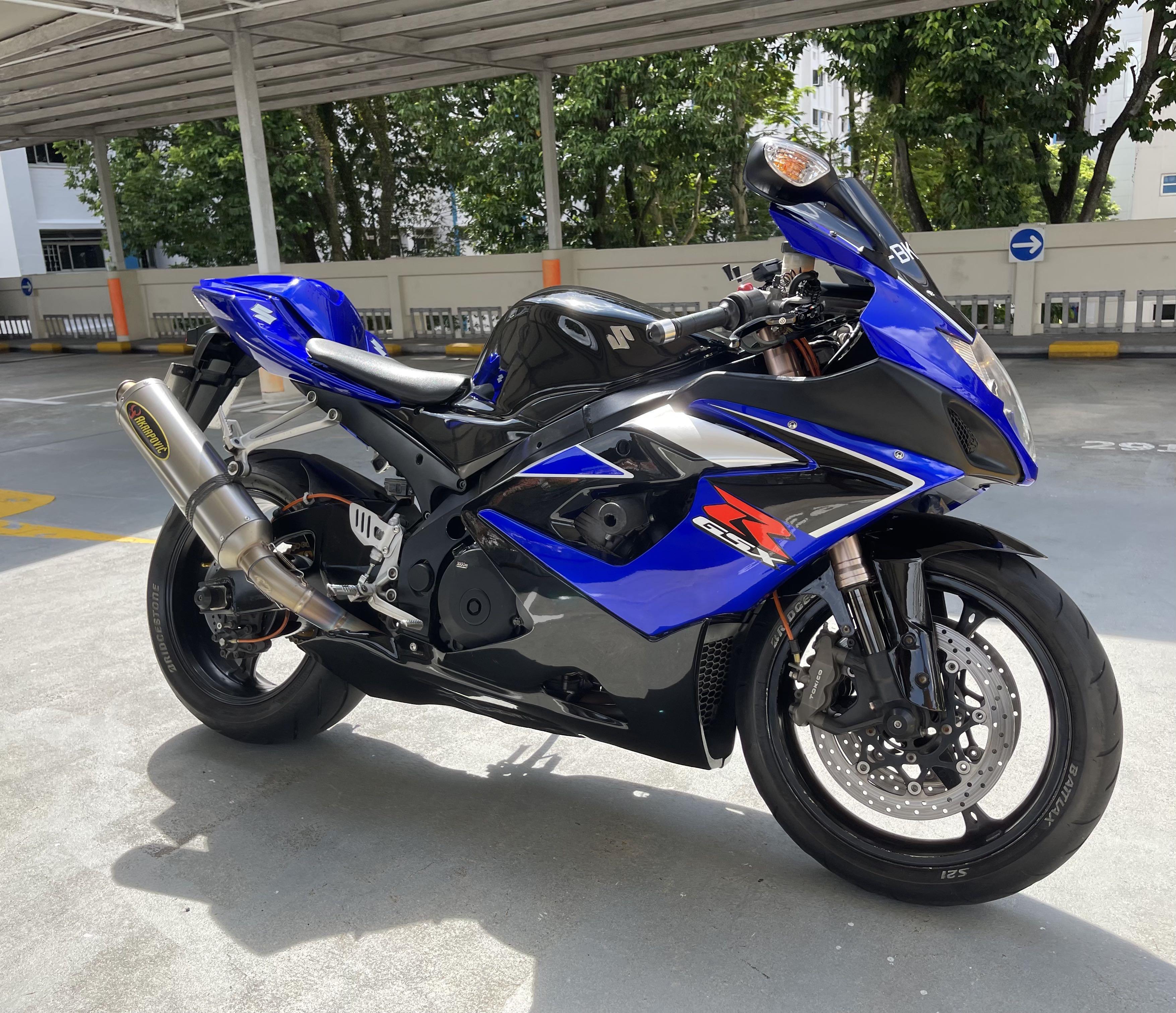 Suzuki GSX-R 1000 K5 with Full System Titanium Akrapovic Exhaust (GSX-R1000/  GSXR 1000 / GSXR1000 K5), Motorcycles, Motorcycles for Sale, Class 2 on  Carousell