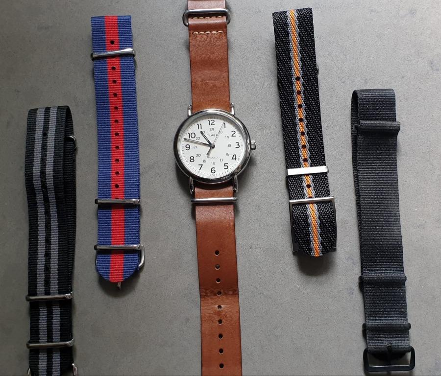 Timex Weekender and 4 Nato Straps