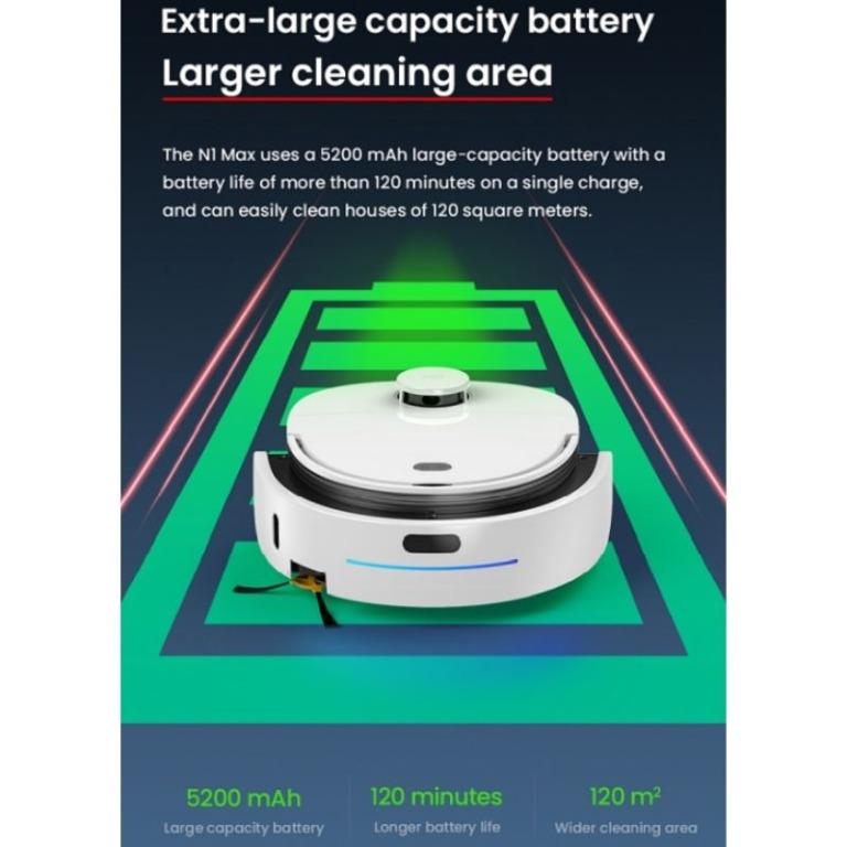 Veniibot N1Max Vacuum and Mop Robot [Used/Demo Set], TV & Home