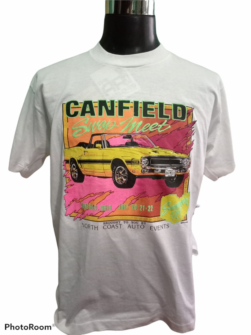 Vintage 1990 Canfield Swap Meet, Men's Fashion, Tops & Sets, Tshirts