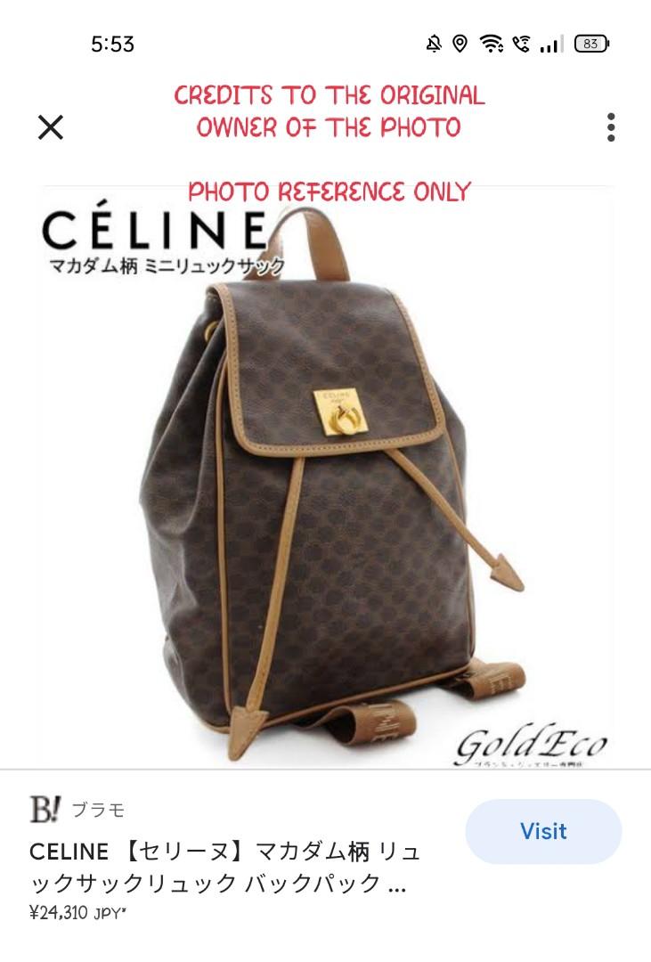 Rank A ｜ CELINE Macadam Backpack ｜050906 – BRAND GET
