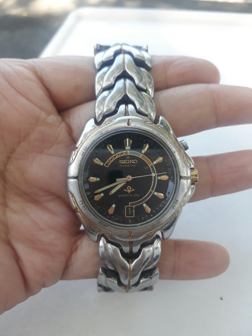 Vintage Seiko kinetic watch, Men's Fashion, Watches & Accessories, Watches  on Carousell